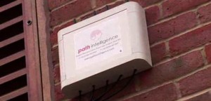 The Path Intelligence box, which tracks mobile phone signals 
